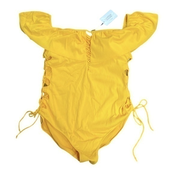 Other - NWT🌼 Coastal waves swimwear-dandelion colored swimsuit NWT!!!! Size 1X 💛🌼